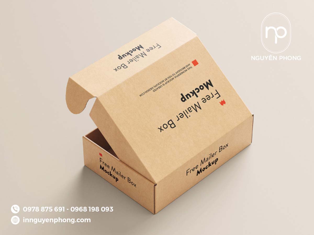 Hộp carton nắp liền